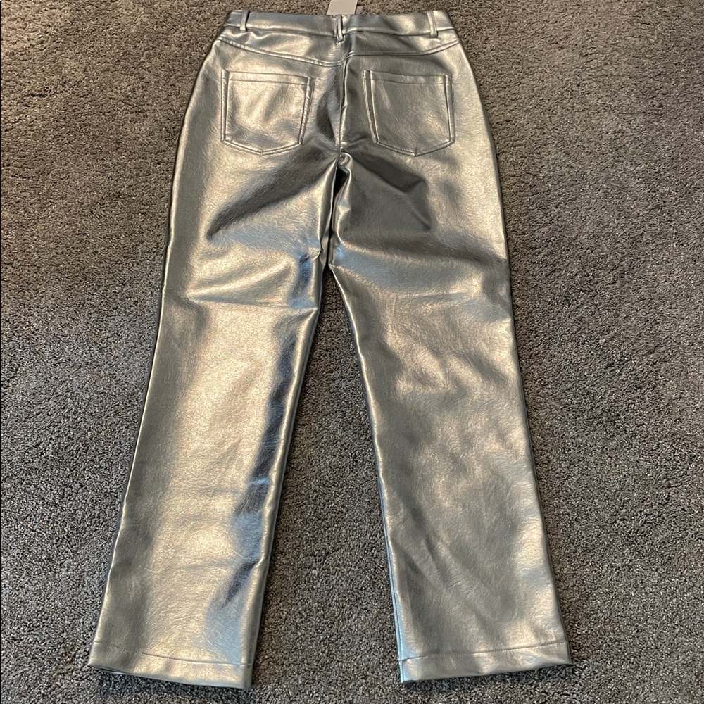 NWT 7!For All Mankind Faux Leather Jeans - Picture 3 of 4